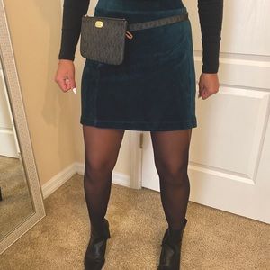 Forever 21 Teal Mini Skirt
